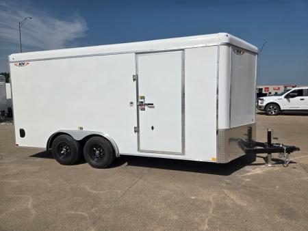 New 2026 H&H Trailers 8x16 HH Series Round Top V-Nose 10K Tandem Cargo / Enclosed Trailer