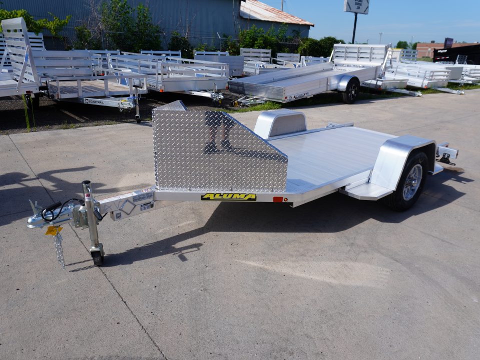 New 2027 Aluma MC 4x10ft Motorcycle Trailer