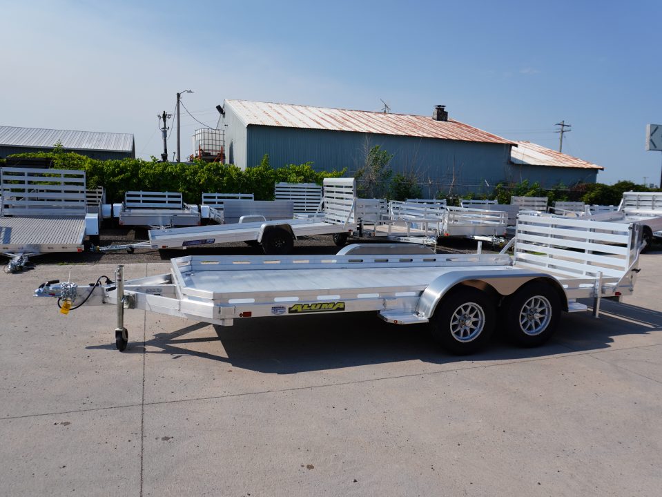 New 2027 Aluma 78"x16ft Aluminum Utility Trailer