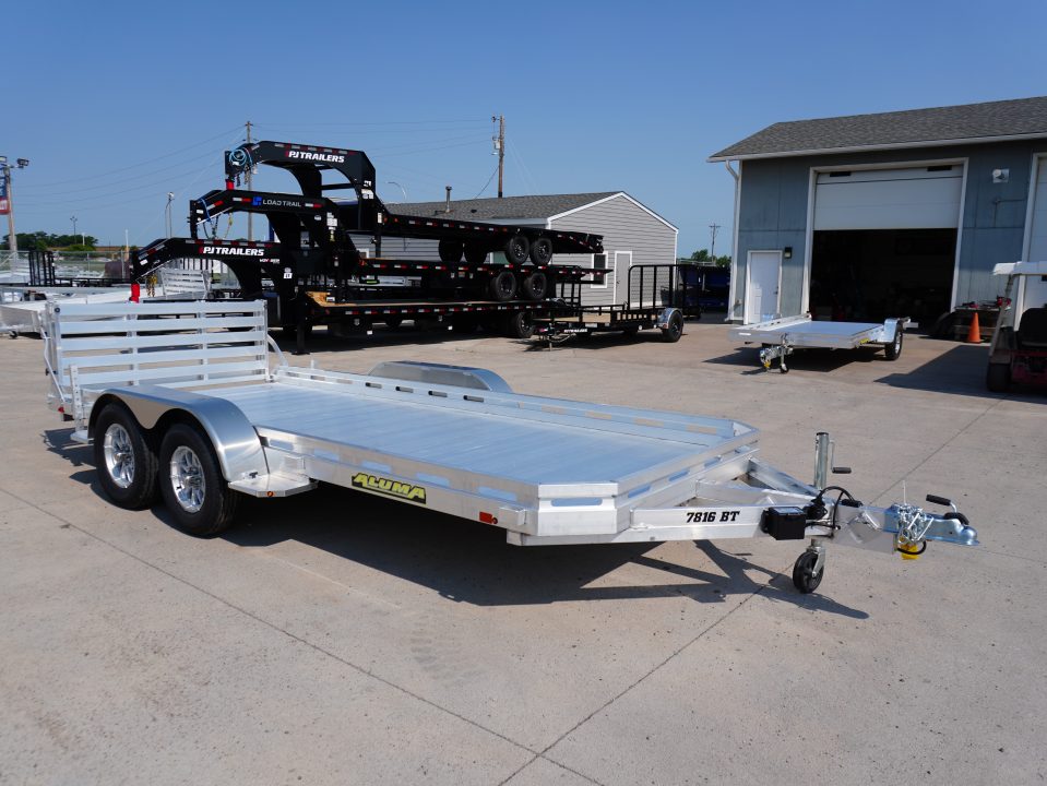 New 2027 Aluma 78"x16ft Aluminum Utility Trailer