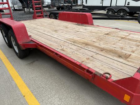 Used **USED** 2018 BRI-MAR 16' Equipment Trailer - 10K GVWR - Hydraulic Brakes