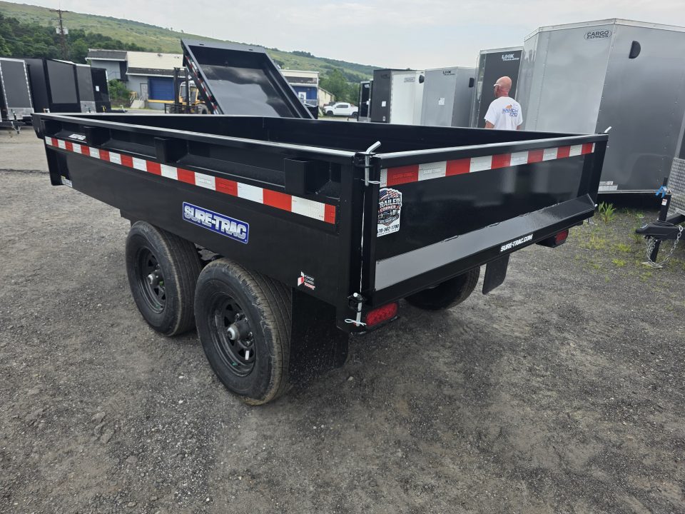 New 2026 Sure-Trac 6X10 10K DECKOVER Dump Trailer