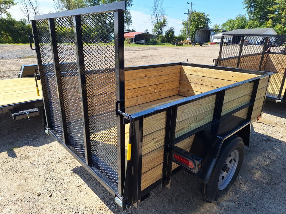 New 2026 AMO 5x8 Woodside Utility Trailer