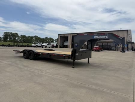 New 2026 Diamond C Trailers HXD208 102 X 24 Gooseneck Tilt Trailer