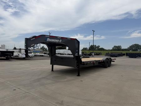 New 2026 Diamond C Trailers HXD208 102 X 24 Gooseneck Tilt Trailer