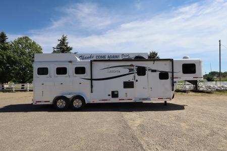 Used 2014 Lakota 3 Horse LQ Trailer