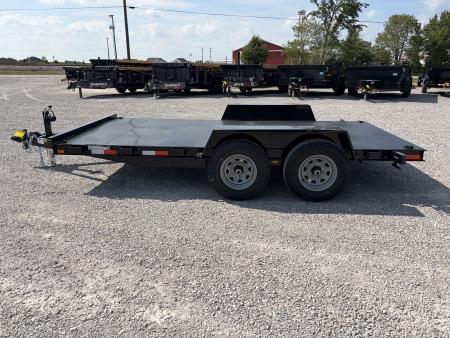 New 2026 AMO A9914CE (82" X 14') 10K All Steel Flat Deck Equipment Trailer