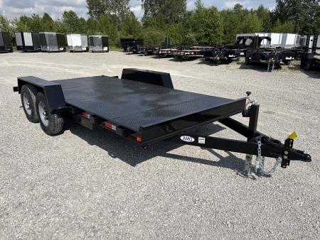 New 2026 AMO A9914CE (82" X 14') 10K All Steel Flat Deck Equipment Trailer
