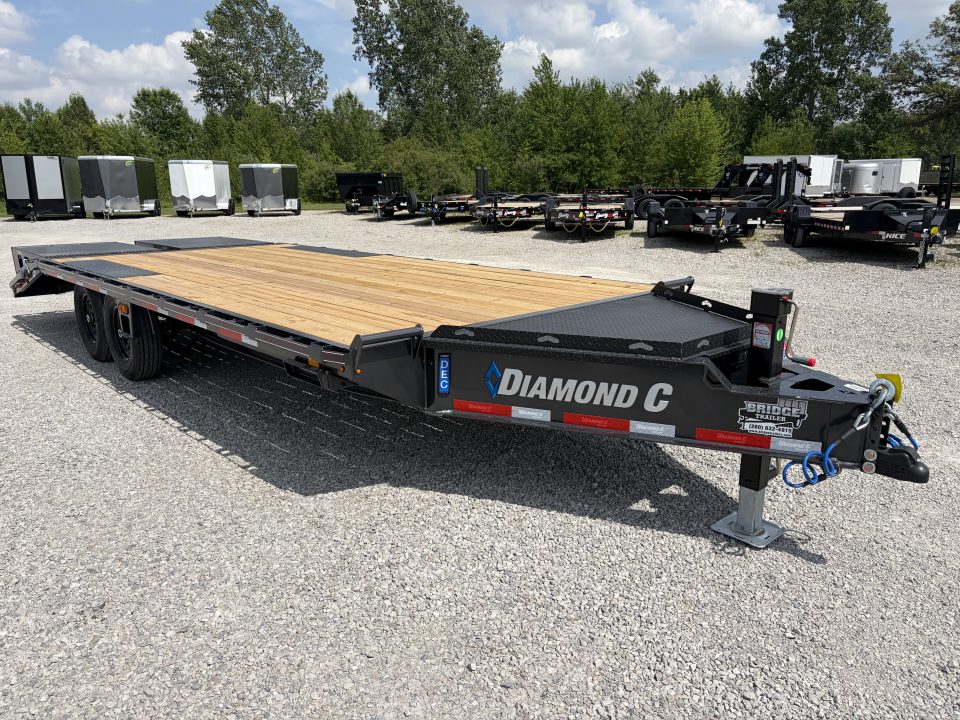 New 2026 Diamond C Trailers DEC207L22X102 (22' X 102") 14.9K Max Ramp Equipment Trailer