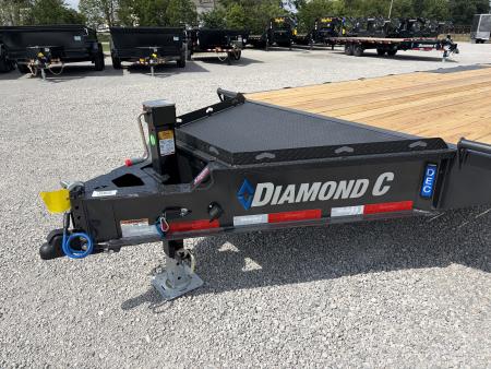 New 2026 Diamond C Trailers DEC207L22X102 (22' X 102") 14.9K Max Ramp Equipment Trailer