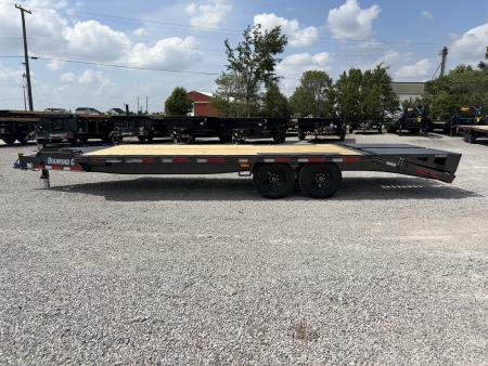 New 2026 Diamond C Trailers DEC207L22X102 (22' X 102") 14.9K Max Ramp Equipment Trailer