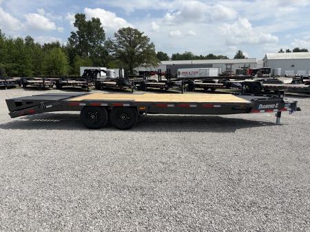 New 2026 Diamond C Trailers DEC207L22X102 (22' X 102") 14.9K Max Ramp Equipment Trailer