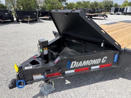 New 2026 Diamond C Trailers DEC207L22X102 (22' X 102") 14.9K Max Ramp Equipment Trailer