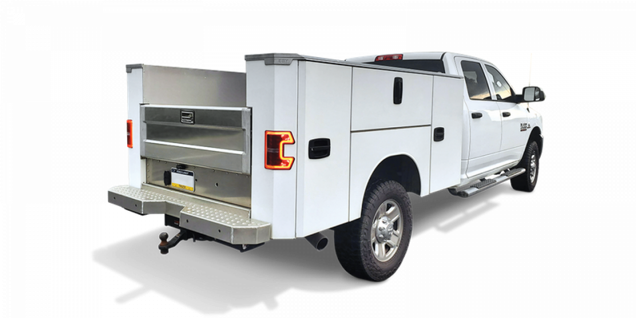New 2026 EBY "RENEGADE" 8.5' x 80" x 44" Single Rear Wheel Aluminum Utility/Service Body