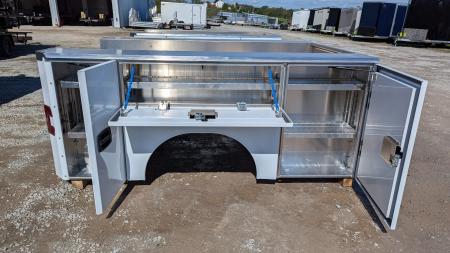 New 2026 EBY "RENEGADE" 8.5' x 80" x 44" Single Rear Wheel Aluminum Utility/Service Body