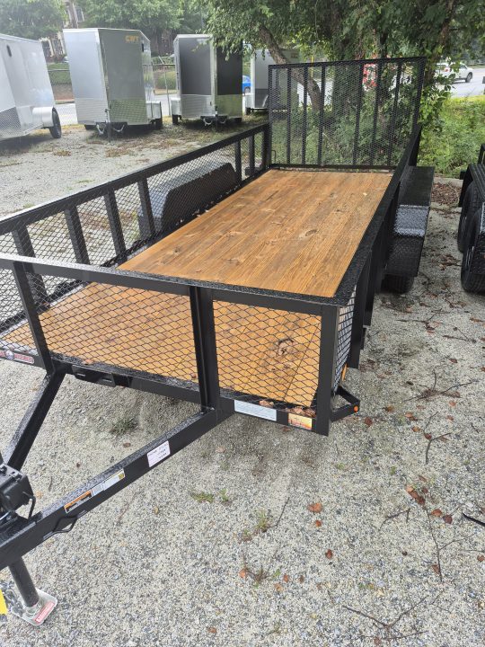 New 2027 Currahee 6'x16' Landscape, 2' Mesh Sides, Removable Ramp Gate