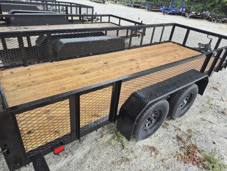 New 2027 Currahee 6'x16' Landscape, 2' Mesh Sides, Removable Ramp Gate