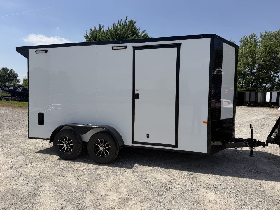 New 2027 Rock Solid Cargo 7' x 14' x 7' Cargo / Enclosed Trailer W/ Spoiler