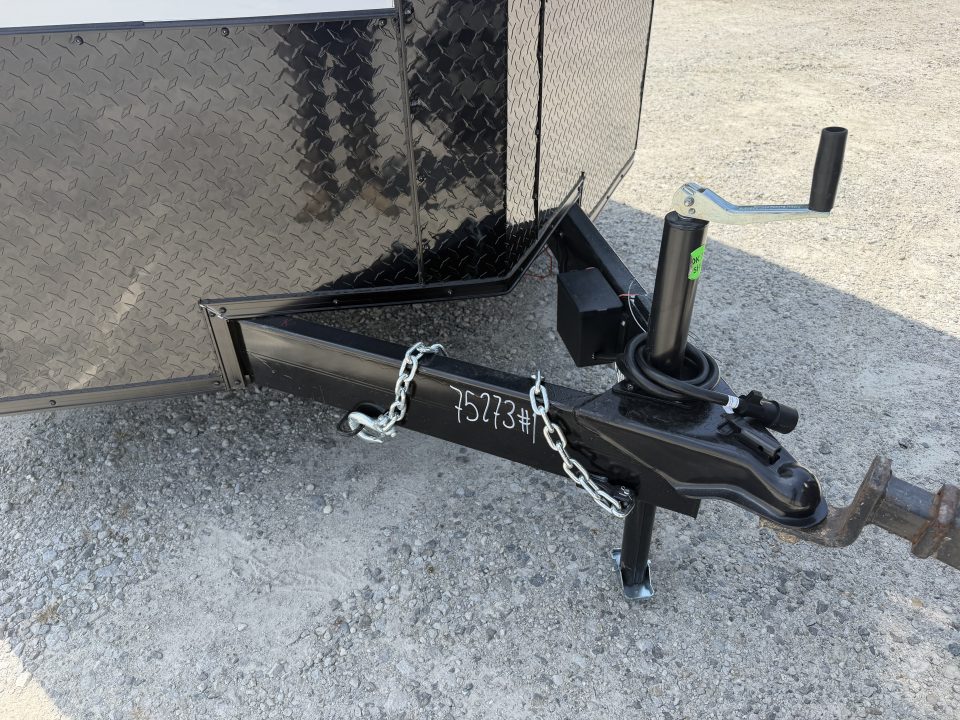 New 2027 Rock Solid Cargo 7'x16'x7' Cargo / Enclosed Trailer Black Out Package