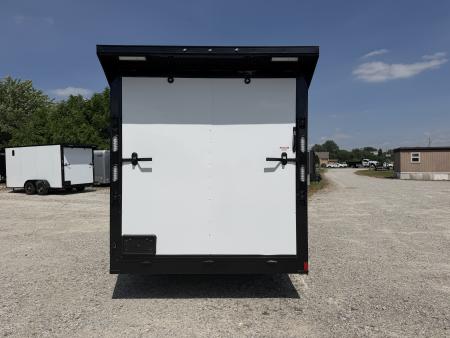 New 2027 Rock Solid Cargo 7'x16'x7' Cargo / Enclosed Trailer Black Out Package