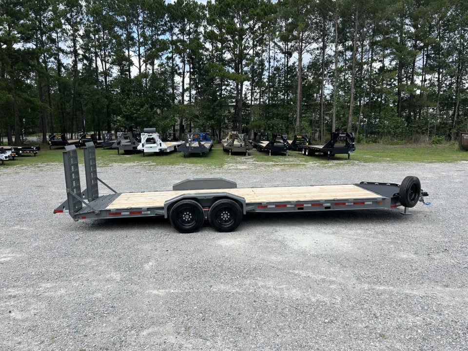 New 2026 Diamond C LPX208 Equipment Trailer 7x24 with 8K Axles & #13,740 lbs Payload