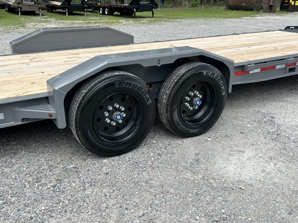 New 2026 Diamond C LPX208 Equipment Trailer 7x24 with 8K Axles & #13,740 lbs Payload