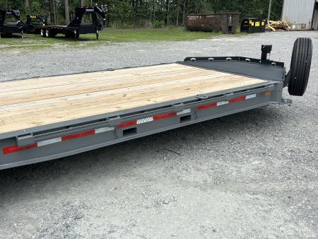 New 2026 Diamond C LPX208 Equipment Trailer 7x24 with 8K Axles & #13,740 lbs Payload