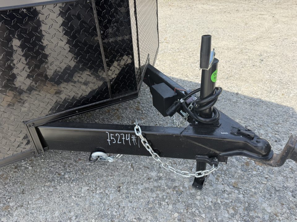 New 2026 Rock Solid Cargo 7'x16'x7' Cargo / Enclosed Trailer Black Out Package