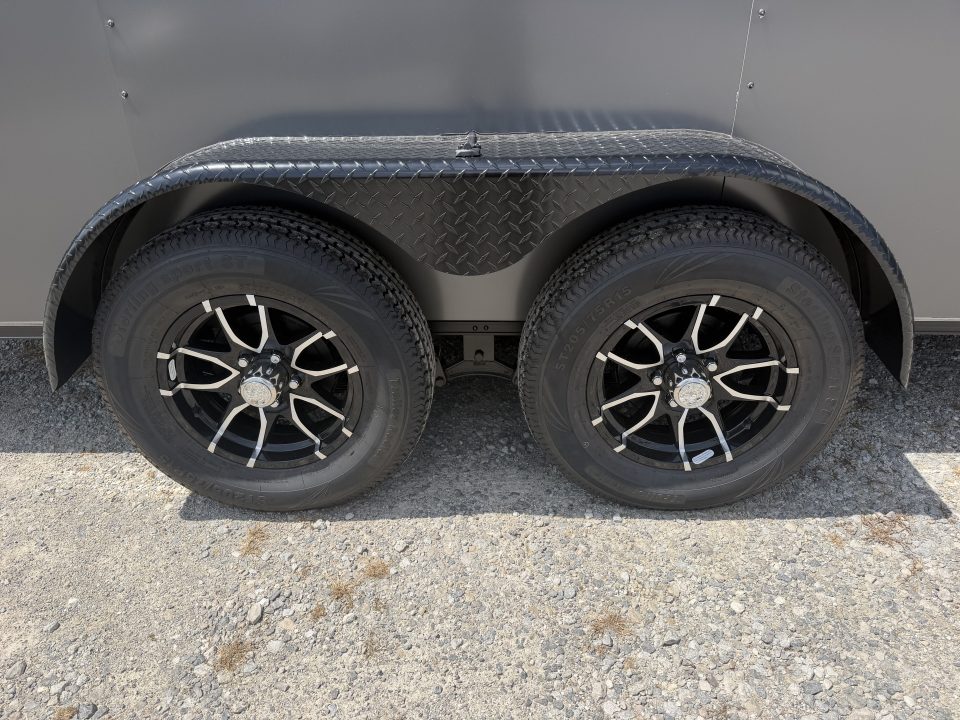 New 2026 Rock Solid Cargo 7'x16'x7' Cargo / Enclosed Trailer Black Out Package