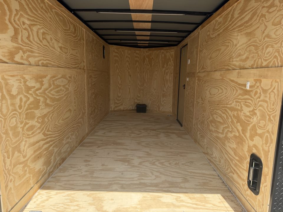New 2026 Rock Solid Cargo 7'x16'x7' Cargo / Enclosed Trailer Black Out Package