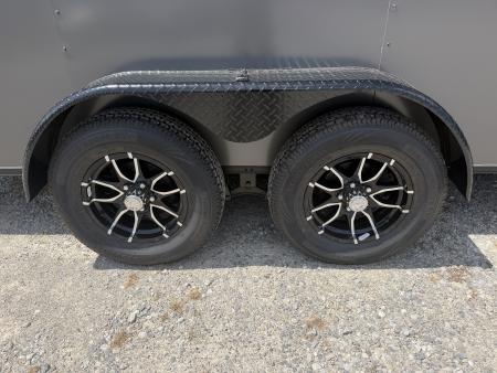 New 2026 Rock Solid Cargo 7'x16'x7' Cargo / Enclosed Trailer Black Out Package