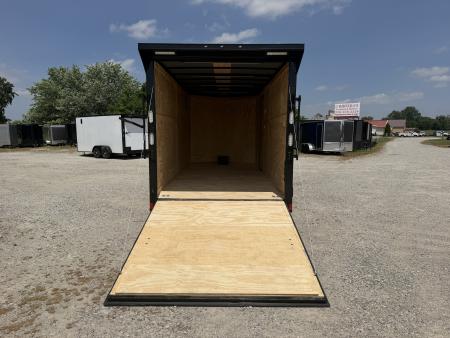 New 2026 Rock Solid Cargo 7'x16'x7' Cargo / Enclosed Trailer Black Out Package