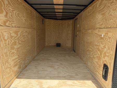 New 2026 Rock Solid Cargo 7'x16'x7' Cargo / Enclosed Trailer Black Out Package