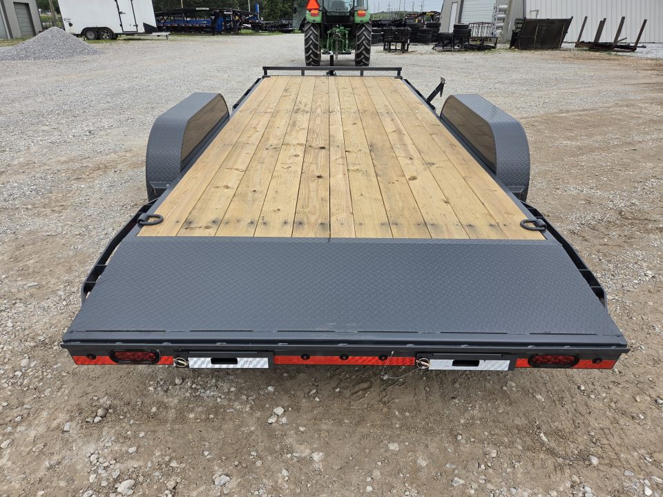 New 2026 Lamar 83X20 TANDEM 10K CAR HAULER W/2' STEEL DOVE & SLIDEOUT RAMPS