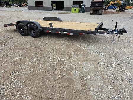 New 2026 Lamar 83X20 TANDEM 10K CAR HAULER W/2' STEEL DOVE & SLIDEOUT RAMPS