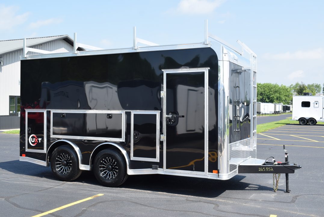 New 2026 United UXT 8.5x16 Pro Contractor w/ Ladder Racks, Tool Crib & 30A Electrical
