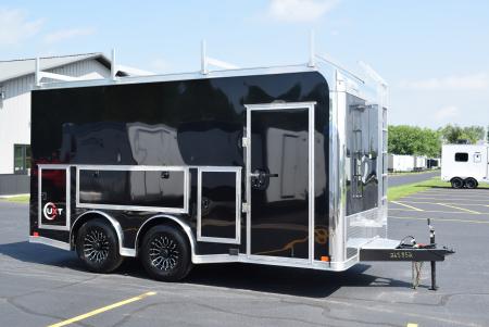 New 2026 United UXT 8.5x16 Pro Contractor w/ Ladder Racks, Tool Crib & 30A Electrical