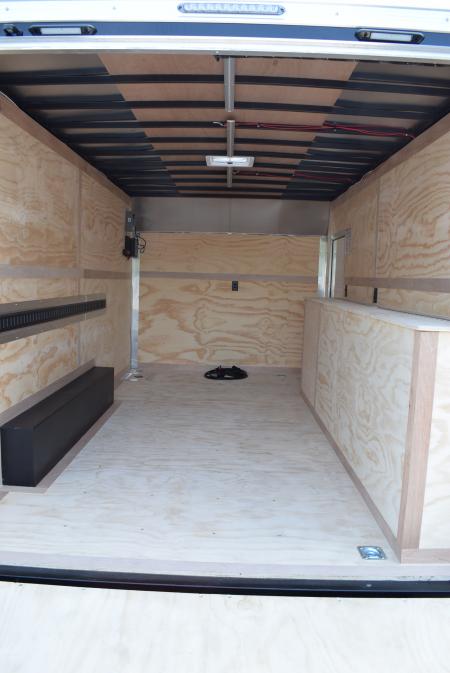 New 2026 United UXT 8.5x16 Pro Contractor w/ Ladder Racks, Tool Crib & 30A Electrical