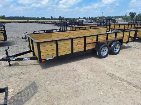 New 2026 AMO 82x18 High Woodside Utility Trailer