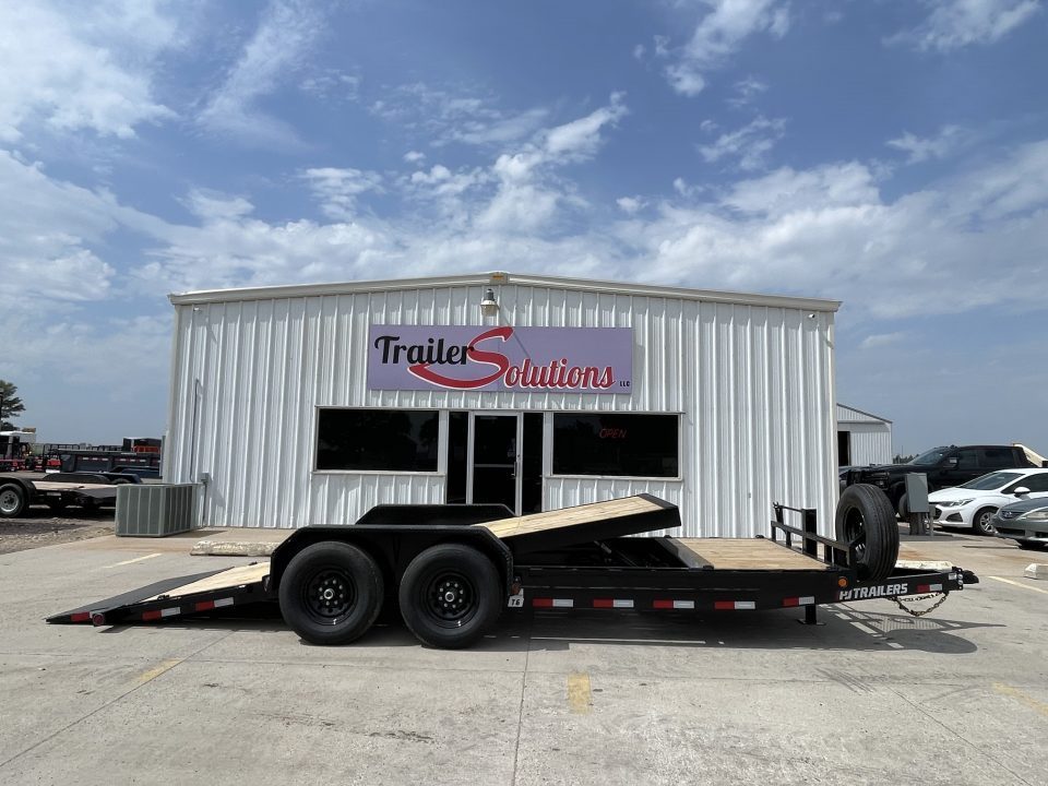 New 2027 PJ T6202 Tilt Trailer for Sale in Kansas | 20' x 83" 14K GVWR Hydraulic Tilt Equipment Trailer