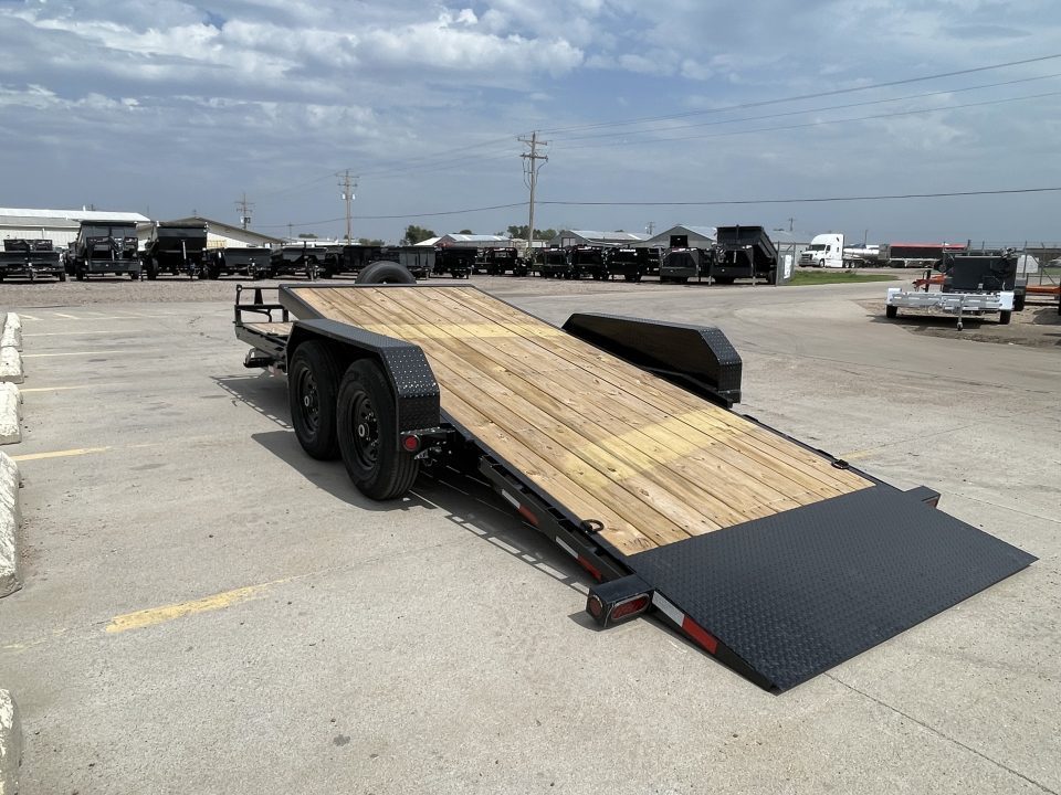 New 2027 PJ T6202 Tilt Trailer for Sale in Kansas | 20' x 83" 14K GVWR Hydraulic Tilt Equipment Trailer