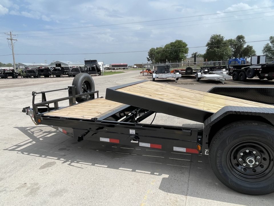 New 2027 PJ T6202 Tilt Trailer for Sale in Kansas | 20' x 83" 14K GVWR Hydraulic Tilt Equipment Trailer