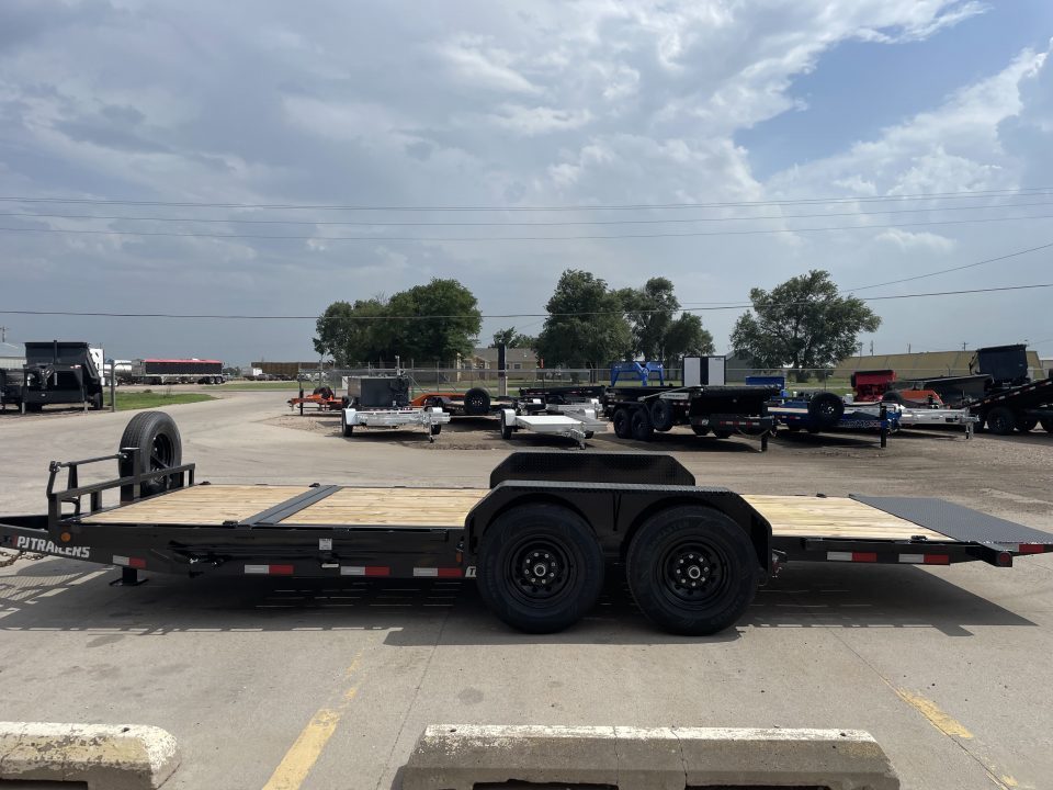New 2027 PJ T6202 Tilt Trailer for Sale in Kansas | 20' x 83" 14K GVWR Hydraulic Tilt Equipment Trailer