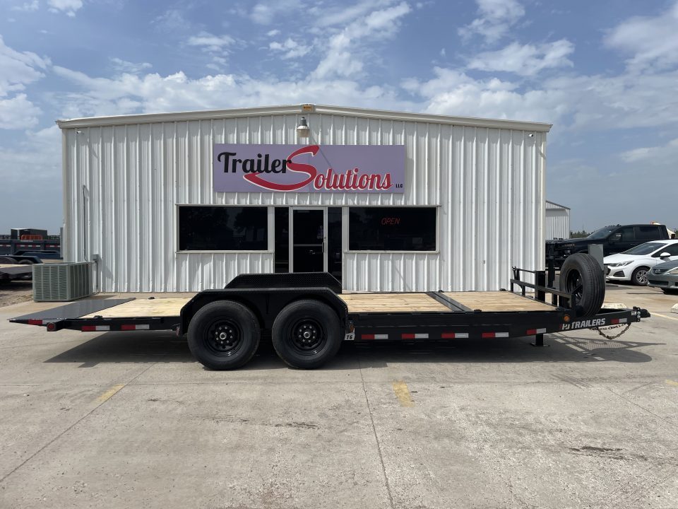 New 2027 PJ T6202 Tilt Trailer for Sale in Kansas | 20' x 83" 14K GVWR Hydraulic Tilt Equipment Trailer