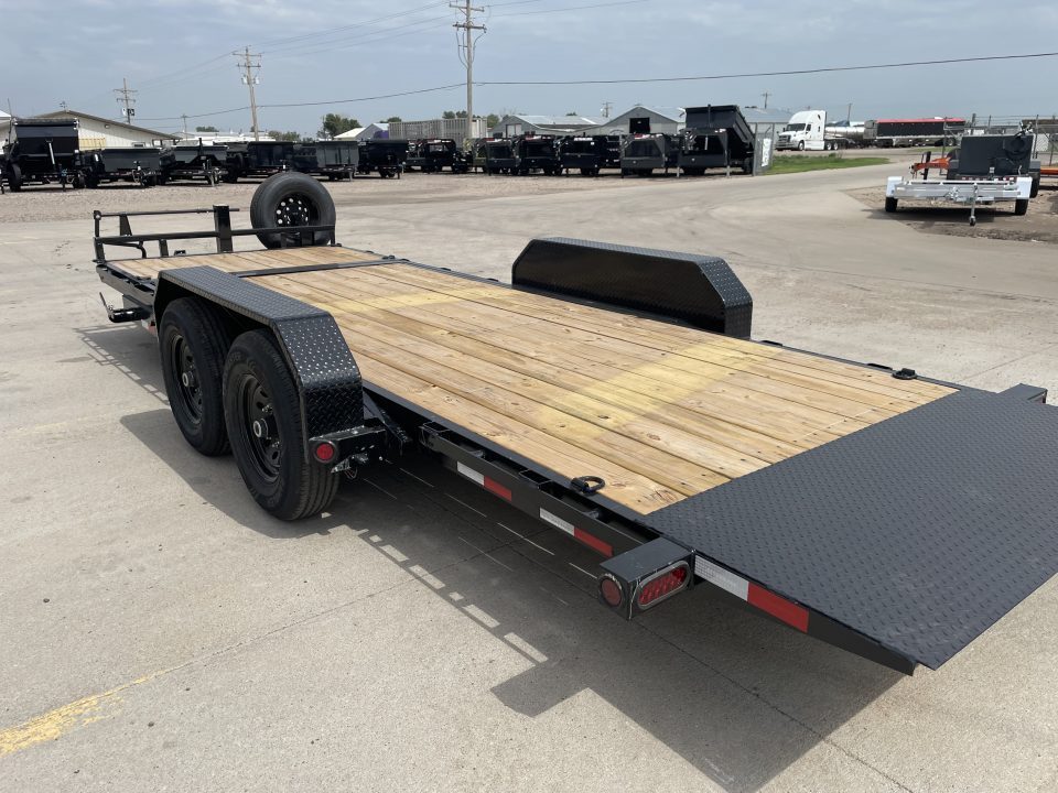 New 2027 PJ T6202 Tilt Trailer for Sale in Kansas | 20' x 83" 14K GVWR Hydraulic Tilt Equipment Trailer