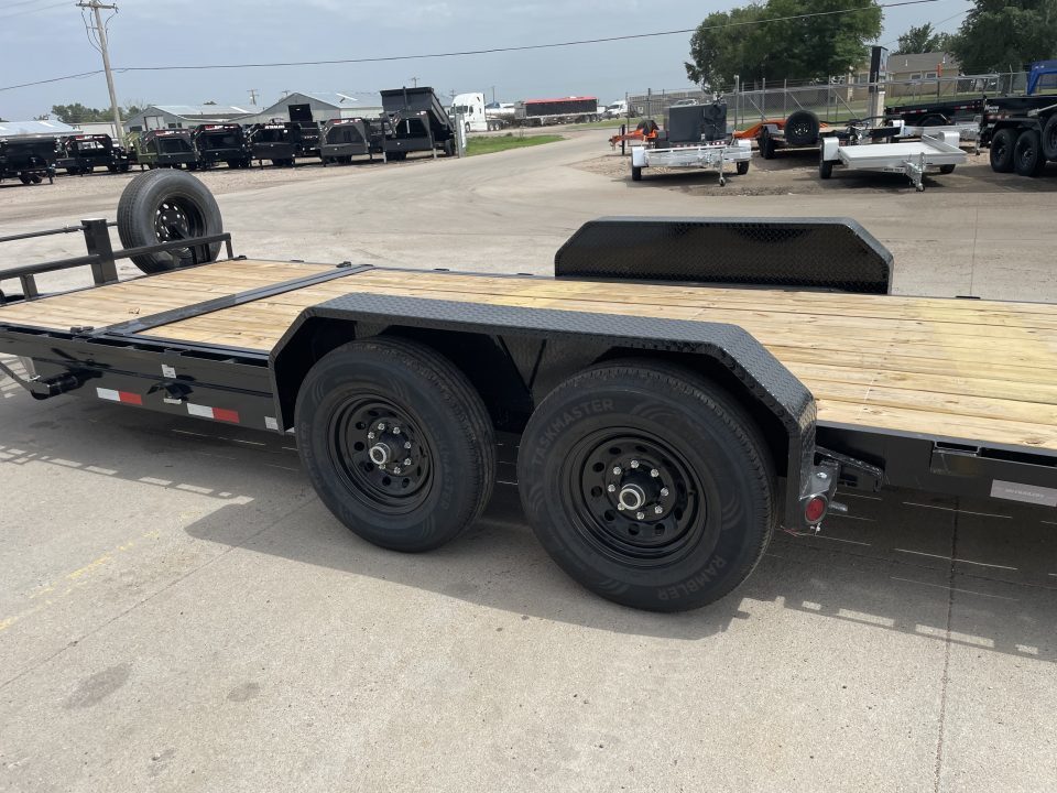 New 2027 PJ T6202 Tilt Trailer for Sale in Kansas | 20' x 83" 14K GVWR Hydraulic Tilt Equipment Trailer