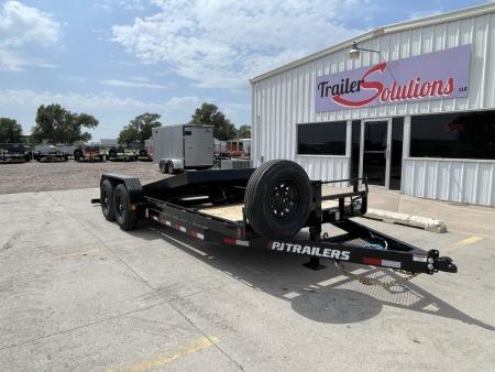 New 2027 PJ T6202 Tilt Trailer for Sale in Kansas | 20' x 83" 14K GVWR Hydraulic Tilt Equipment Trailer