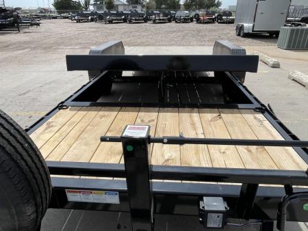 New 2027 PJ T6202 Tilt Trailer for Sale in Kansas | 20' x 83" 14K GVWR Hydraulic Tilt Equipment Trailer