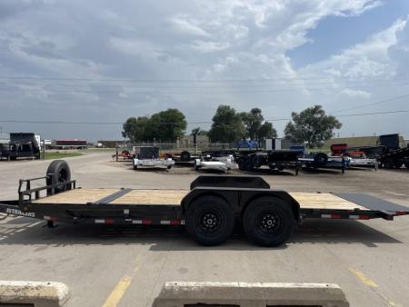 New 2027 PJ T6202 Tilt Trailer for Sale in Kansas | 20' x 83" 14K GVWR Hydraulic Tilt Equipment Trailer