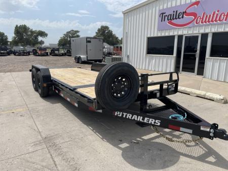 New 2027 PJ T6202 Tilt Trailer for Sale in Kansas | 20' x 83" 14K GVWR Hydraulic Tilt Equipment Trailer